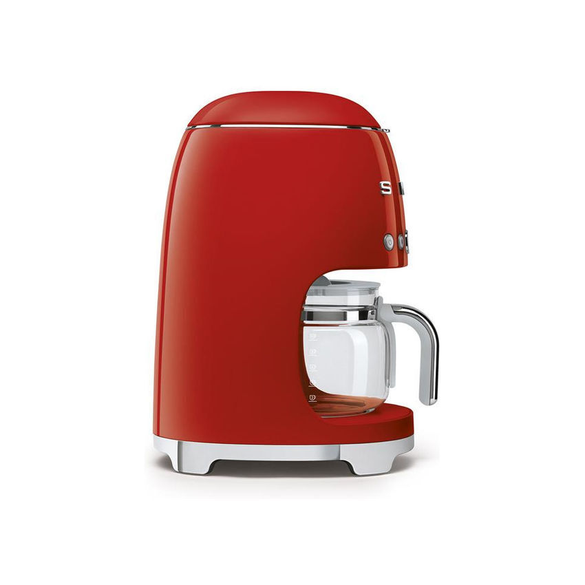 Smeg 50's Style Retro Drip Filter Coffee Machine - Glossy Red (Photo: 4)